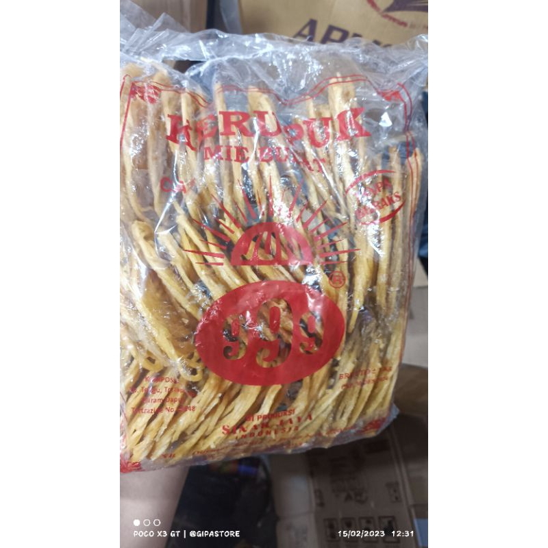 

Kerupuk Mie Kuning Medan 999 1kg