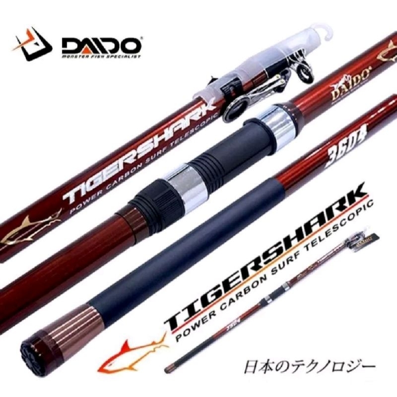 Joran pancing DAIDO TIGER SHARK 360 390 420 | Joran Telescopic surf