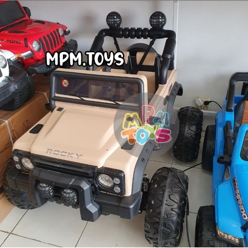 Mobil Aki Anak Jeep Rocky Monster Himalaya Sahara Hulk Jeep Monster Jeep Anak 4WD