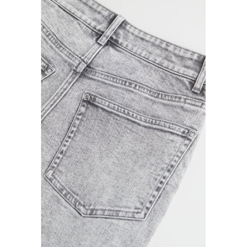 hnm high waist mom denim