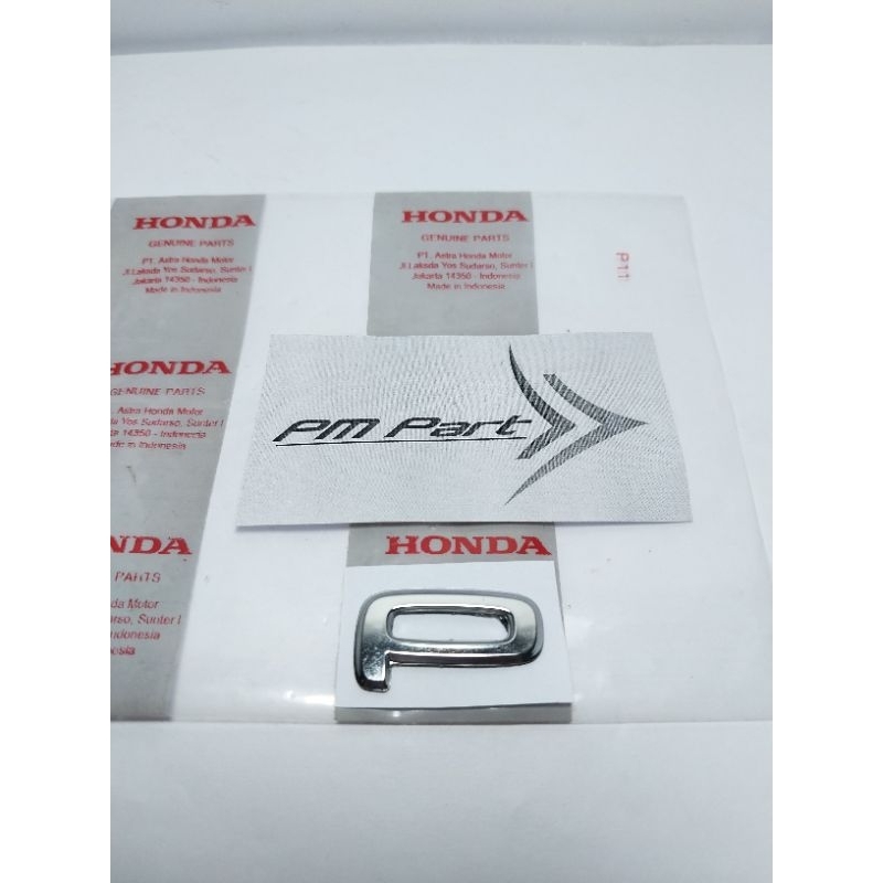 Emblem Logo Honda Scoopy 2021 Huruf P original