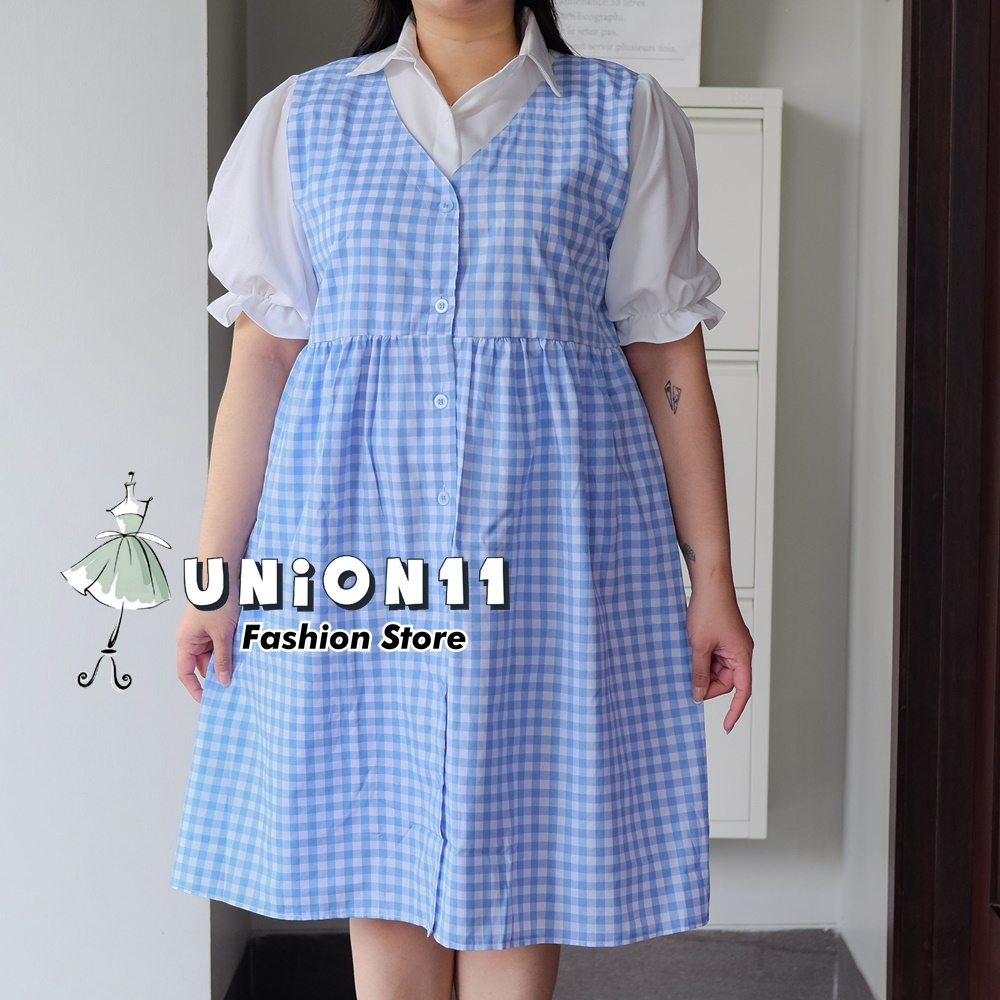 UNION11 - DRESS WANITA JUMBO XXXL / DRESS JUMBO WANITA LD 120 / BAJU JUMBO WANITA / DRESS BIG SIZE WANITA SUGI