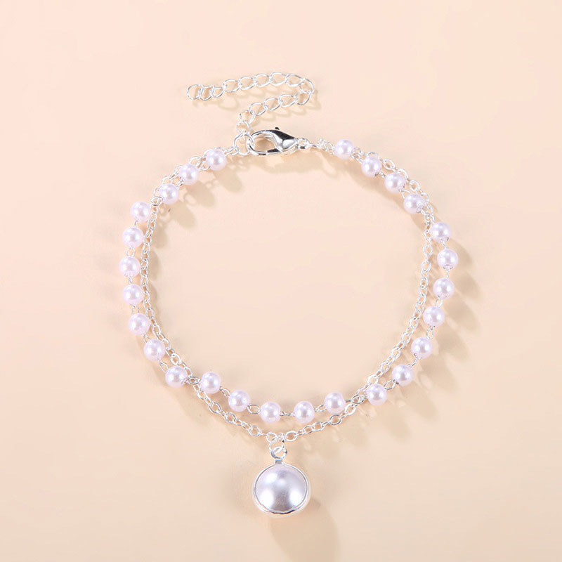 COD❤Wanita Korea Gelang Mewah Zirkon Bunga Berlian Imitasi Gelang Emas Disesuaikan Fashion A one-Perak mutiara