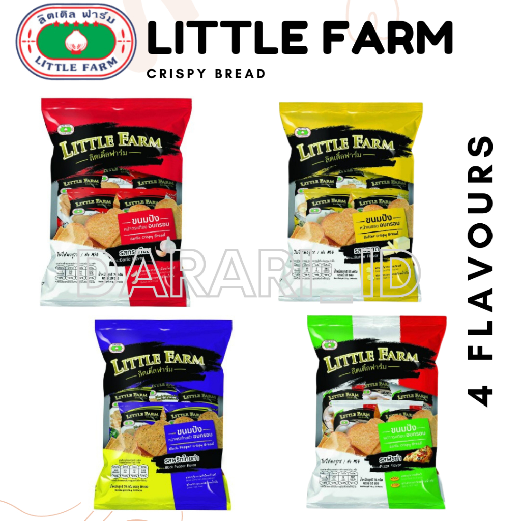 

LITTLE FARM BREAD SNACK THAI isi 10 pcs