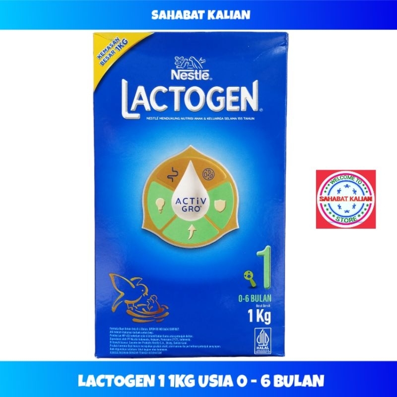 LACTOGEN 1 1KG USIA 0-6 BULAN