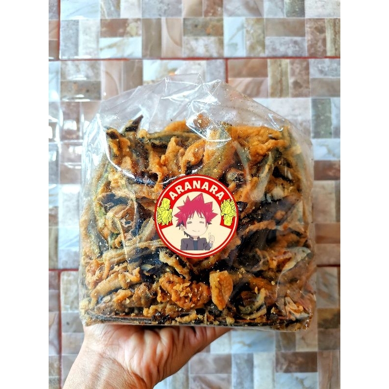 

Keripik belut 500g // jajanan enak gurih