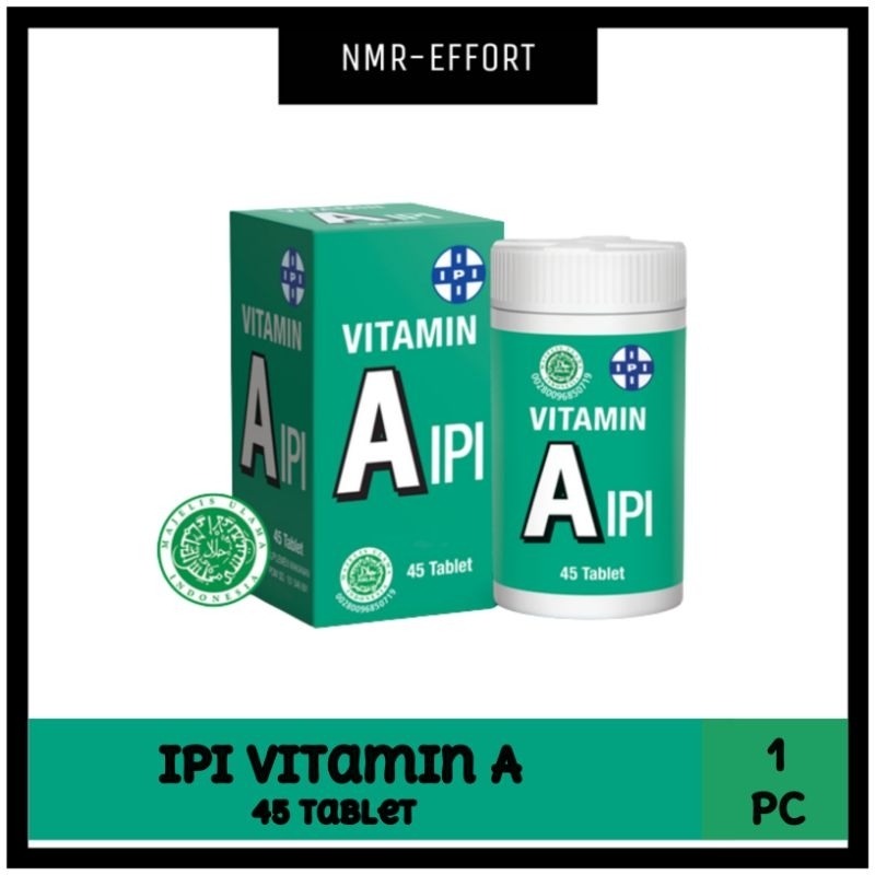 IPI Vitamin A B C D Zinc Botol 45 Tablet