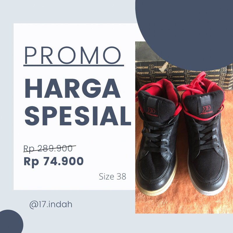 Sepatu Sekolah Precise ada Noda harga promo