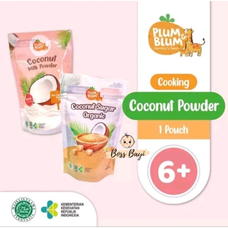 PLUM &amp; BLUM - Coconut Milk Powder | Coconut Sugar Organic (Bubuk Kelapa/Santan)