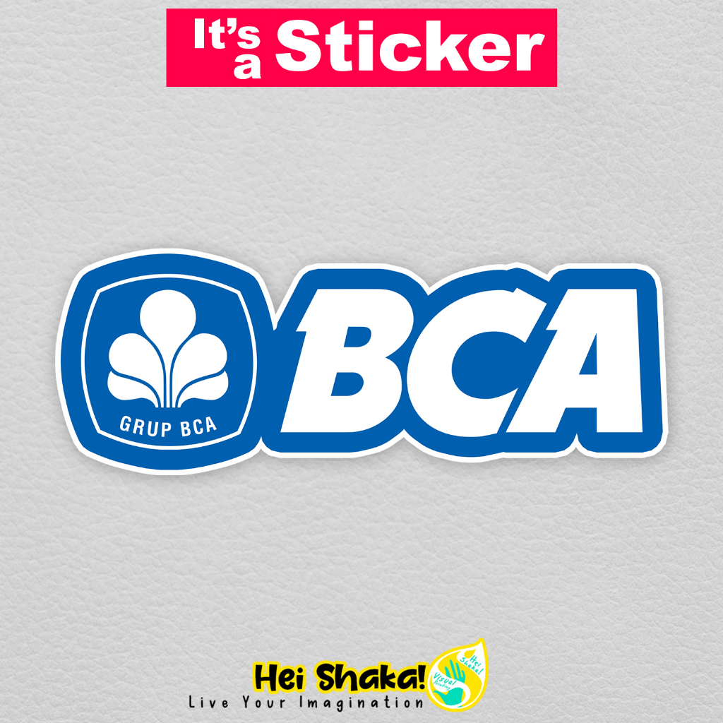 

Heishaka Stiker Bank BCA Logo Biru Sticker Vinyl Anti Air