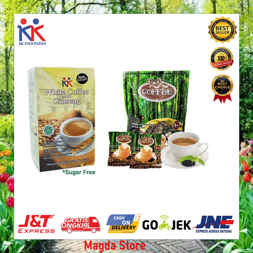 

KK Coffee Kopi 5 in 1 White Coffee With Ginseng KK Indonesia Original Meningkatkan Stamina Dan Baik Untuk Kesuburan