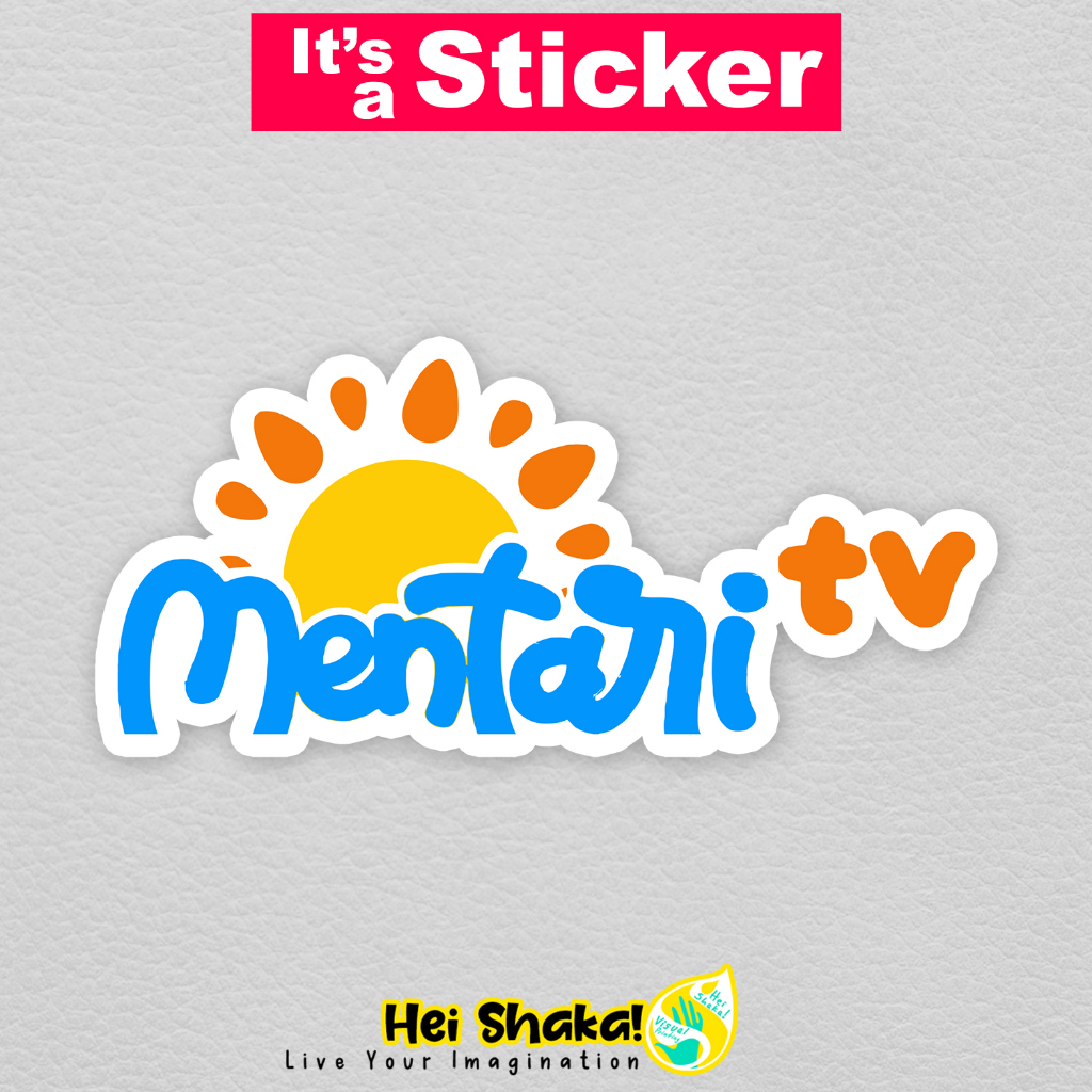 

Heishaka Stiker Mentari TV Logo Sticker Vinyl Anti Air