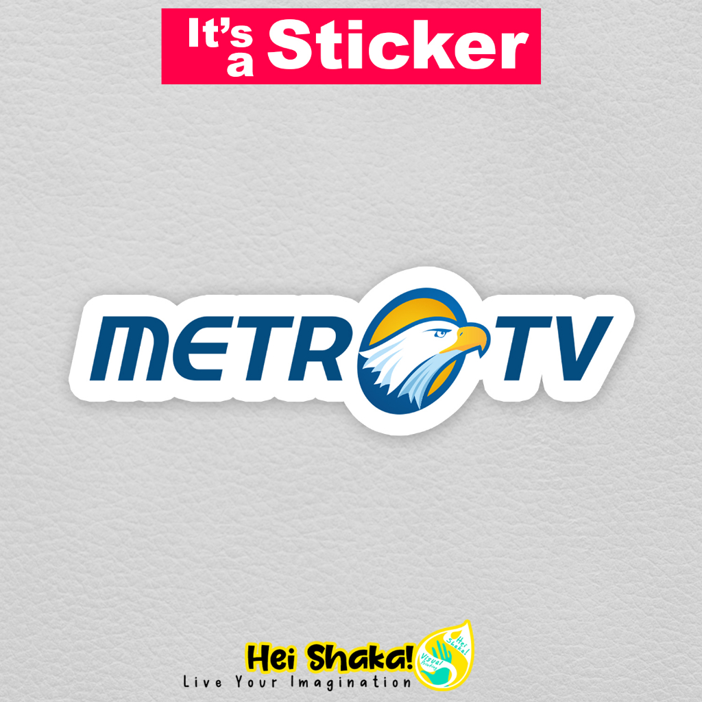 

Heishaka Stiker Metro TV Logo Sticker Vinyl Anti Air