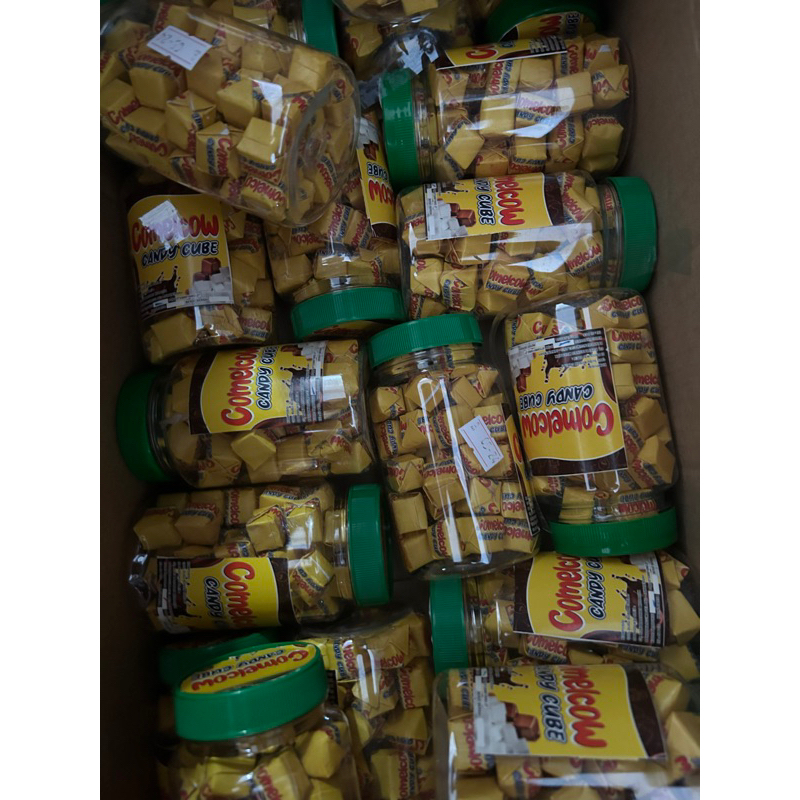 Paket 7 Dus Comelcow Candy Cube Permen Kotak Rasa Dancow