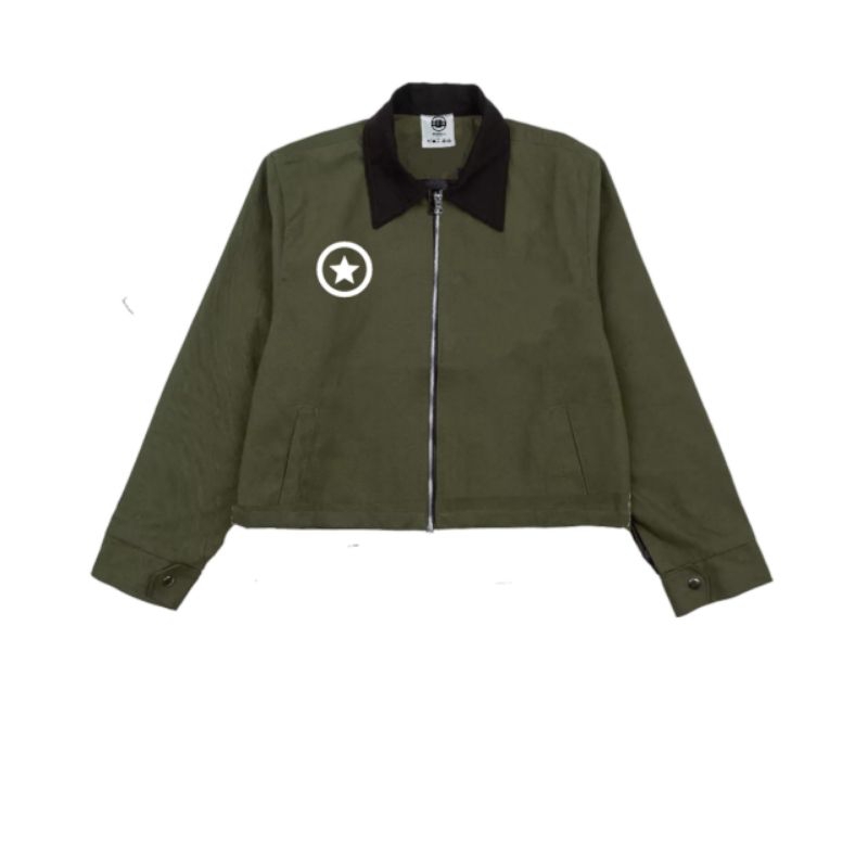 WARDKICK - Jacket Work Crop Star Army