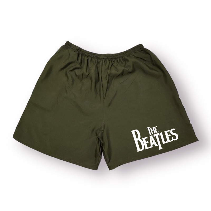 JEFFORD Boxer Pria Sablon DTF 02 | Boxer Pria Wanita | Boxer Pantai | Celana Boxer | Celana Dalam-The Beatles Army