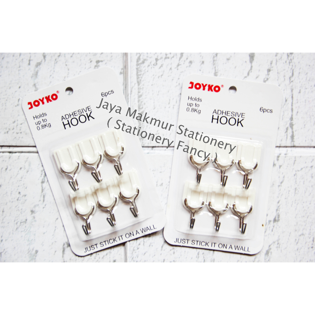 Gantungan Tempel Dinding Serbaguna Joyko Adhesive Hook ADHK-3010