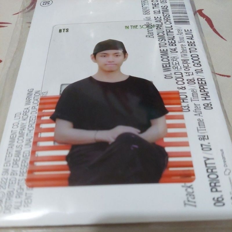 BTS In The Soop 2 Official Clear Mini Photocard Kim Taehyung " V "