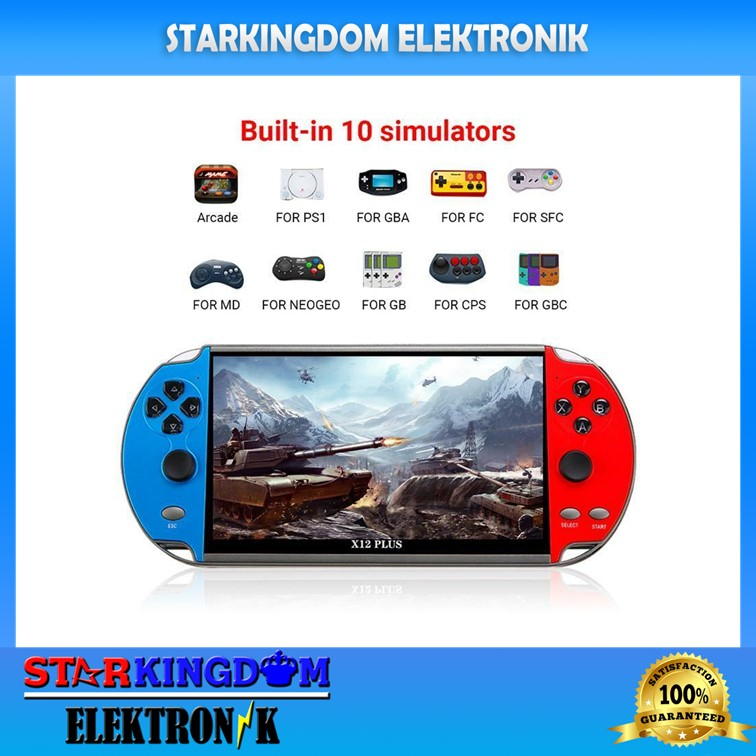 Game Console P2P PVP PSP Handlhed Portable X12 Plus 7 inch Built In 1000 Games Retro Classic Emulato