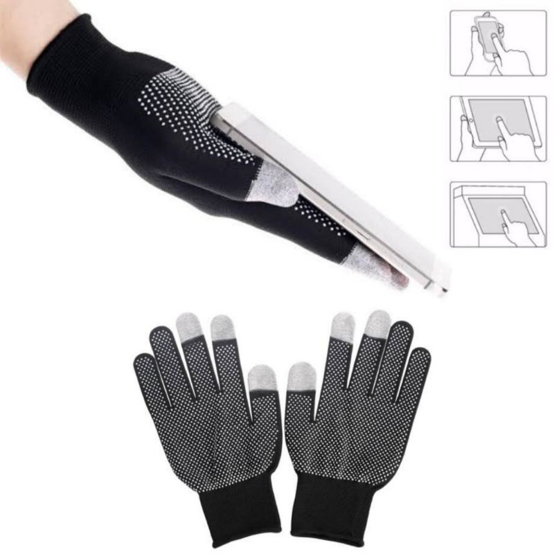 【COD】 Sarung Tangan Layar Sentuh iGlove` Touch Screen Smartphone Glove` Motor Gojek Grab