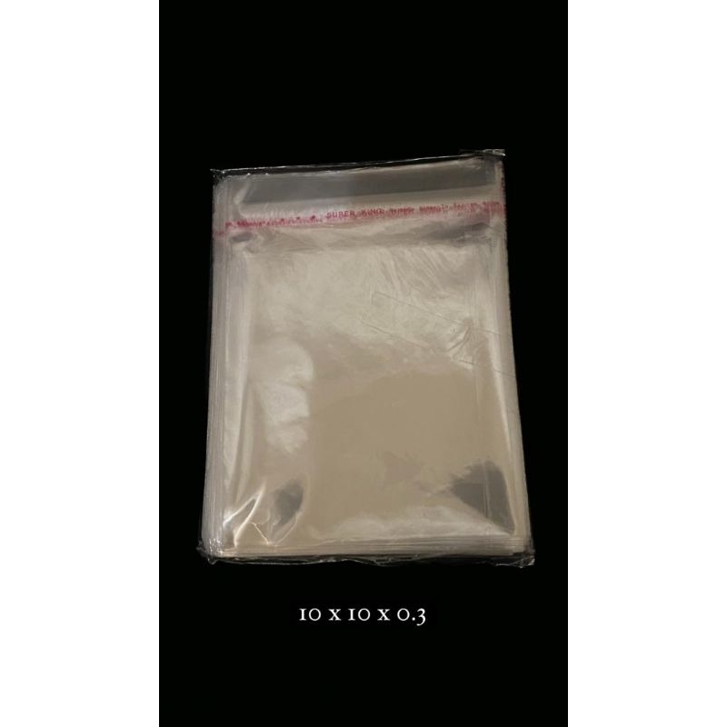 Plastik PP OPP 10×10×0.3