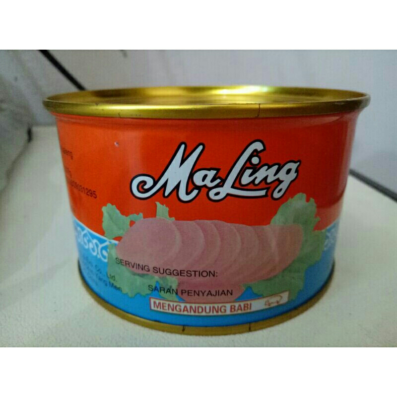 

MaLing Luncheon Pork FYF Canned Ham Daging babi 397gr