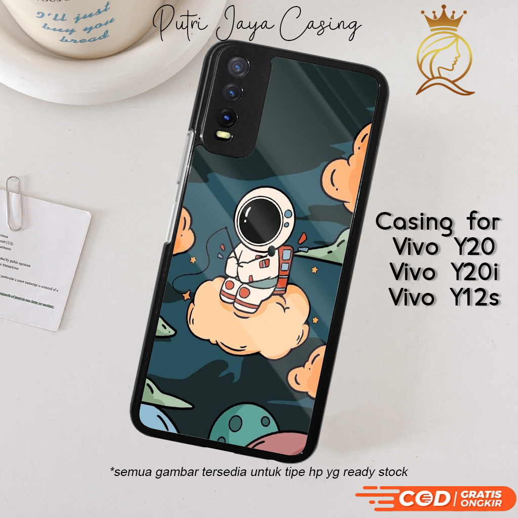 Case Hp Vivo Y20 Y20i Y12s Casing Vivo Y20 Y20i  Y12s Motif 04 ASTRO CUTE Casing Terbaru Case Karakt