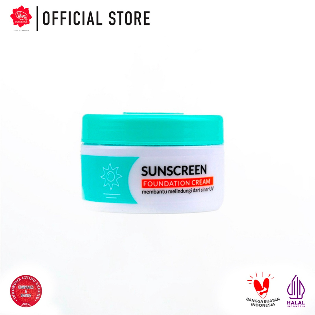 Ready Stock | Viva Sunscreen Foundation - UV FILTER | 22 gr