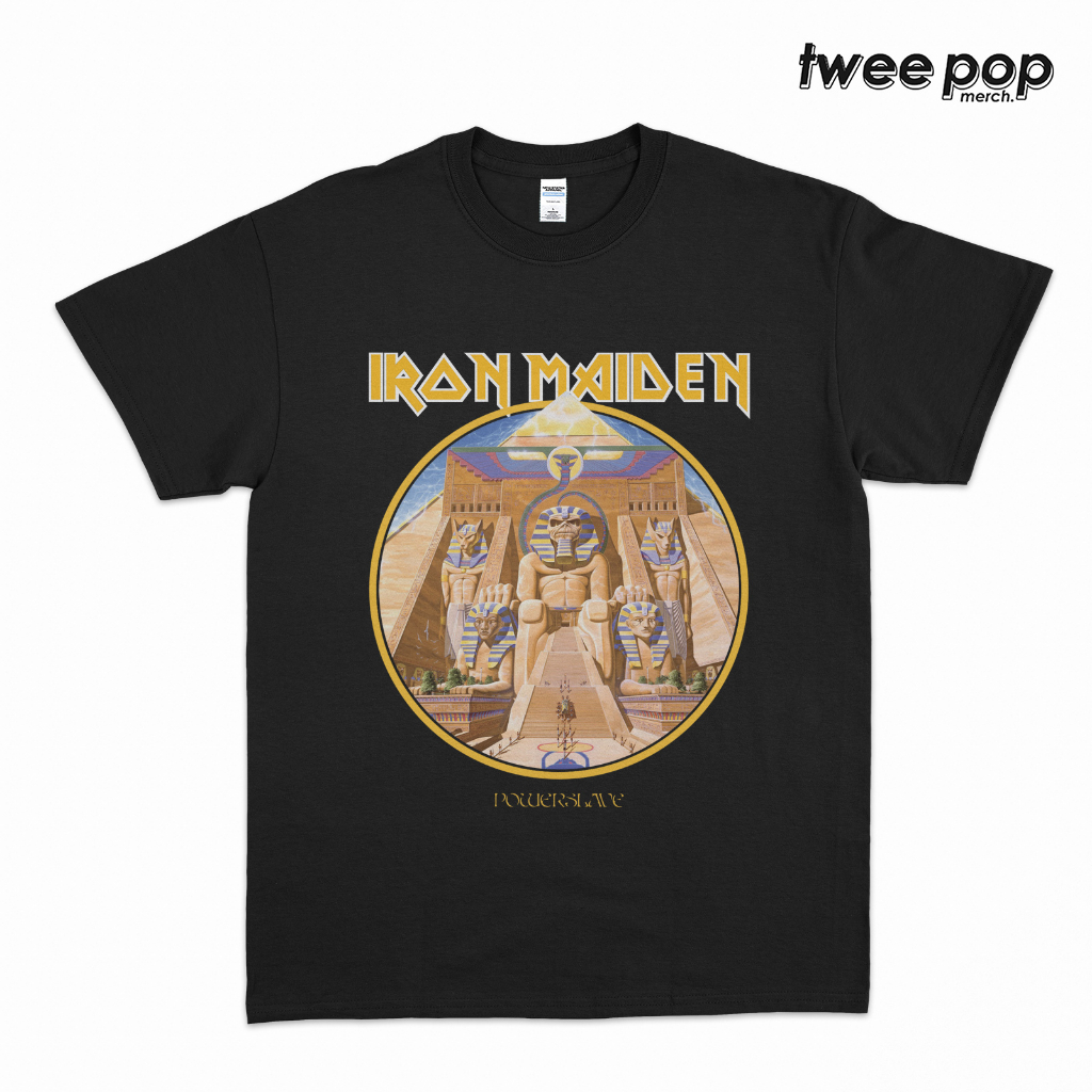 Original KAOS BAND IRON MAIDEN - POWERSLAVE Unisex Tee