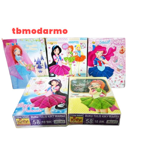 Tbmo Buku Tulis 58 Lembar Kiky Per Pack