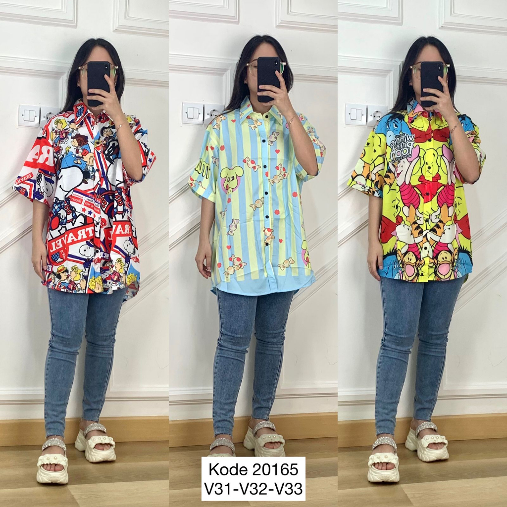 20165 DRESS SEWING SEING MACHINE BANGKOK THAILAND IMPORT PREMIUM ATASAN KEMEJA OVERSIZE MODEL MINI D