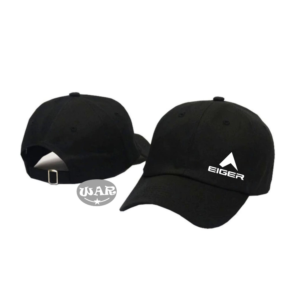 Topi Baseball Eiger Little White Premium / Topi baseball hat pria distro polos original 100% casual 