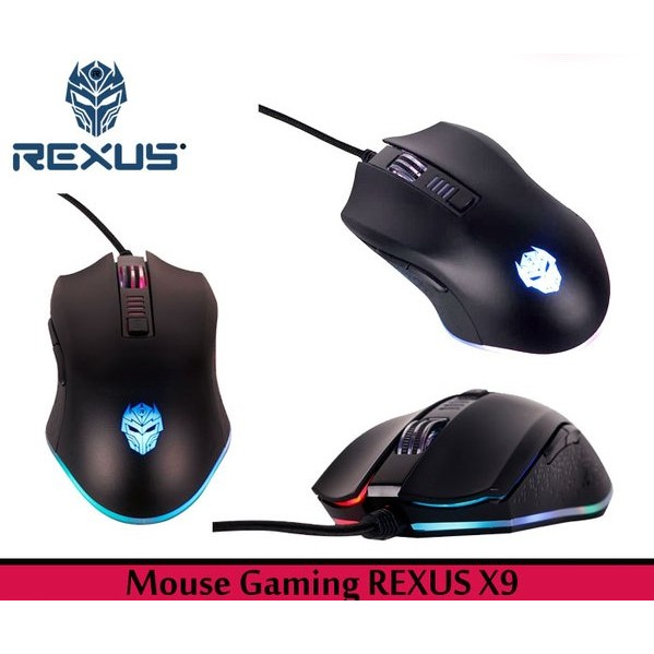 JUAL - MOUSE - GAMING - REXUS X9-Mouse Gaming Macro REXUS Xierra RX-X9 Original