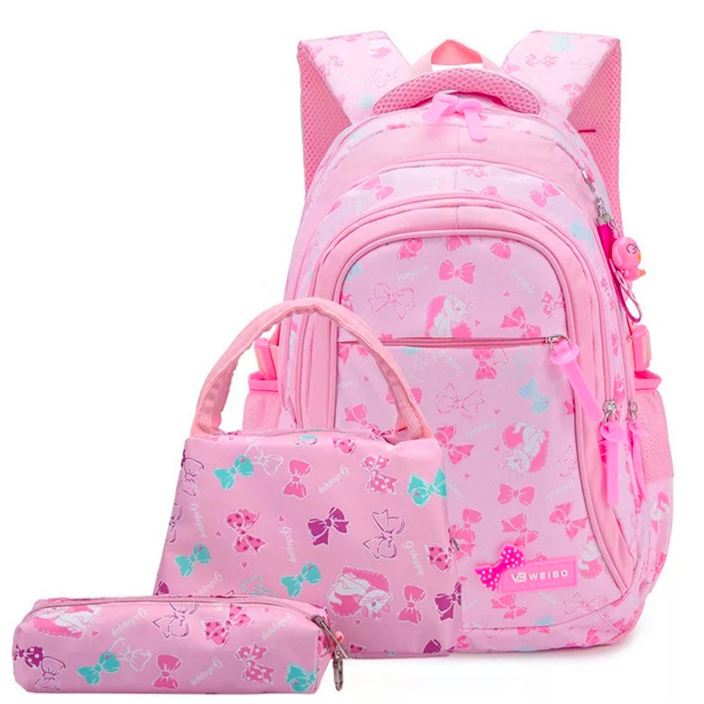 WWH10 Tas Anak Perempuan Sekolah SD Ransel 3D Timbul Size 16&quot; Besar Girl Impor MKT