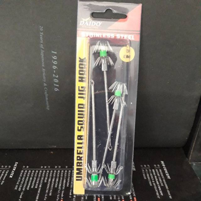 Umbrella hook squid jig