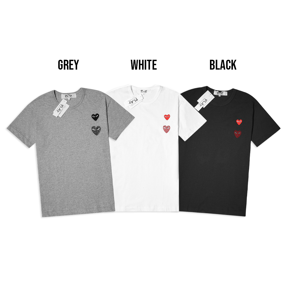 CDG Play Heart Beads T-Shirt