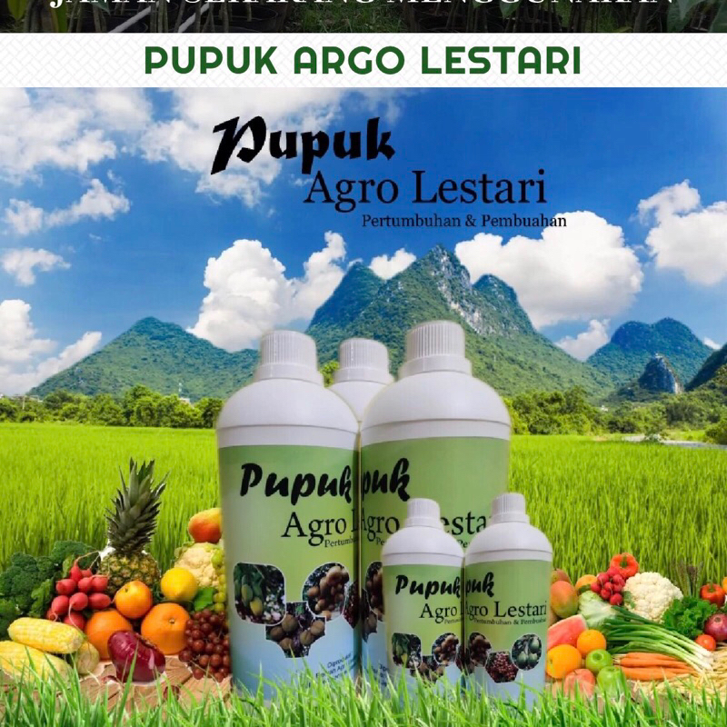 Pupuk Penyubur Perangsang dan Pelebat Buah - Pupuk Agro Lestari Kemasan 500 ML