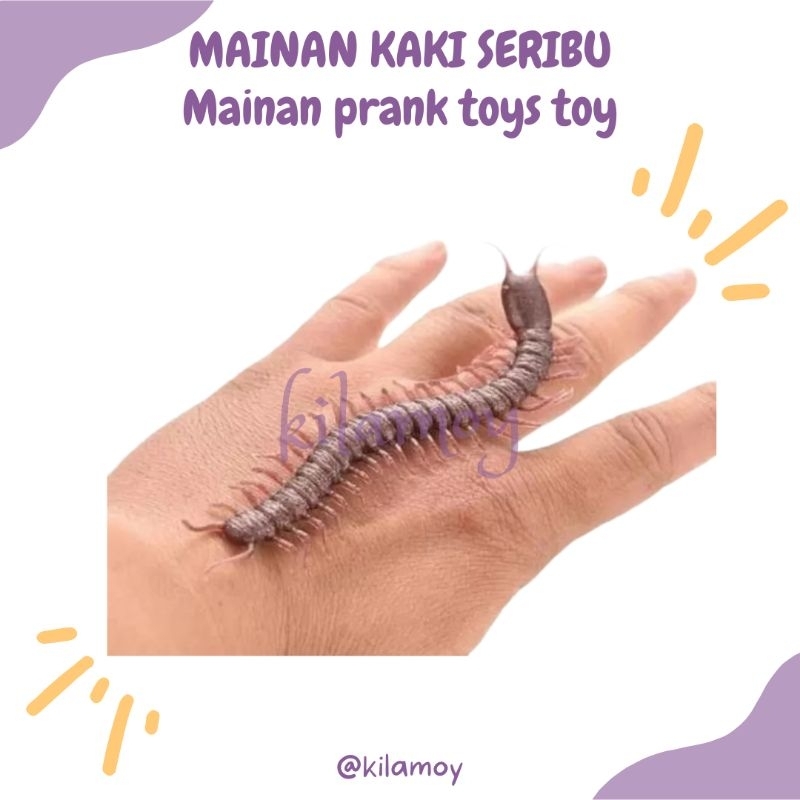 Mainan kaki seribu -mainan prank toys toy kaki seribu