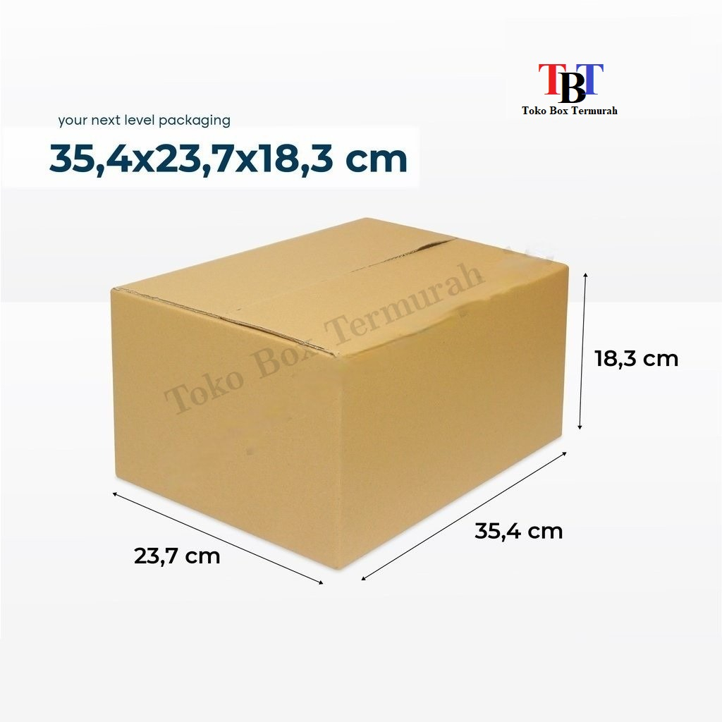 

Box 35.4x23.7x18.3 cm (amdk 48X220 ml) Kardus/Karton/Polos/hampers/box normal