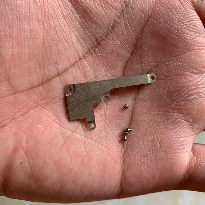 plat seng penutup lcd iphone 8 plus ori copotan