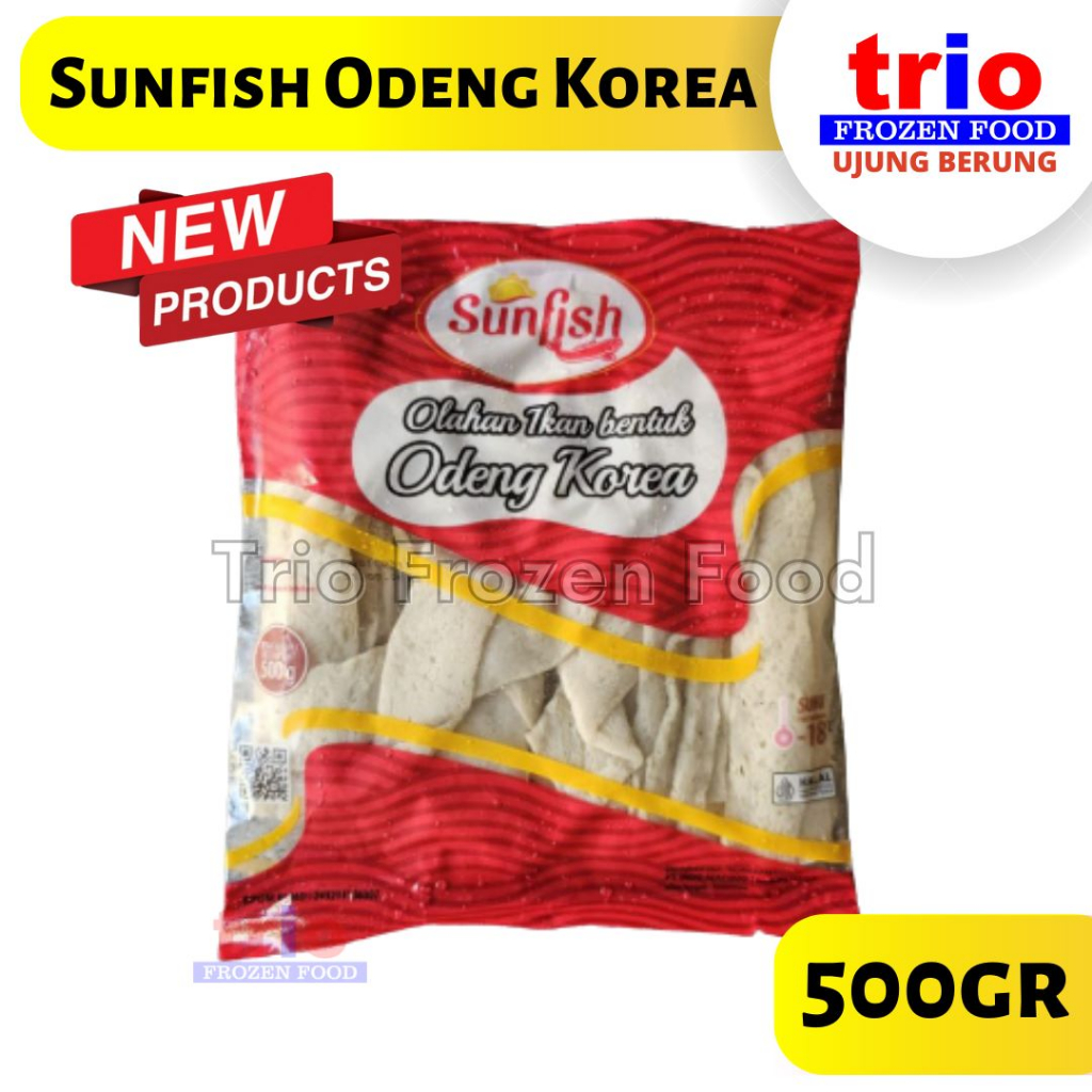 

Sunfish Odeng Korea / Fish Cake - 500gr
