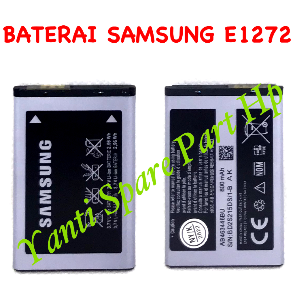 Baterai Samsung C3300 E1272 E2652 X150 E1080 D520 C140 Original New