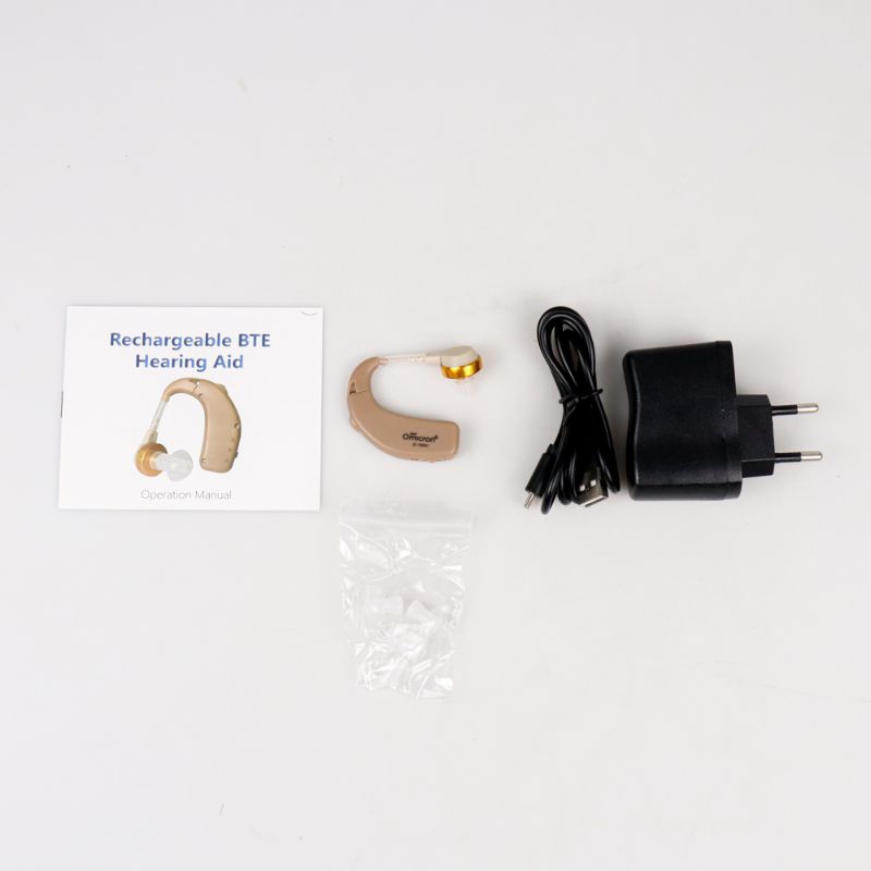 GS8u Alat Pendengaran model cas gantung Taffomicron Alat Bantu Dengar In Ear Hearing Aid - Jz-1088a1 alat bantu dengar in ear hearing aid pendengaran anak dewasa tuna rungu rechas Recharge recharge ble