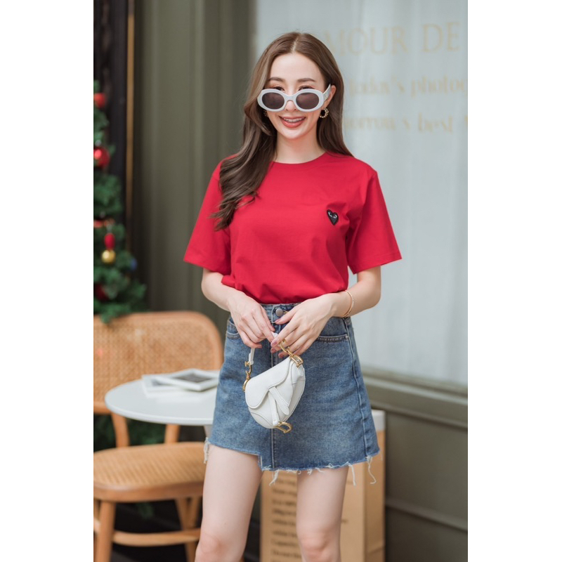 ATASAN LA DRESS PLAY MOTIF LOVE KAOS IMPORT BANGKOK (BJLD254)