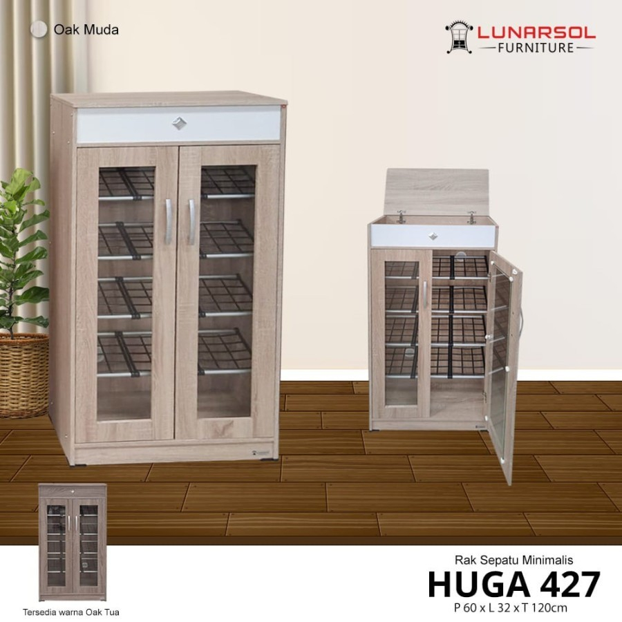 Lemari Sepatu Lemari Sandal Minimalis Huga 427