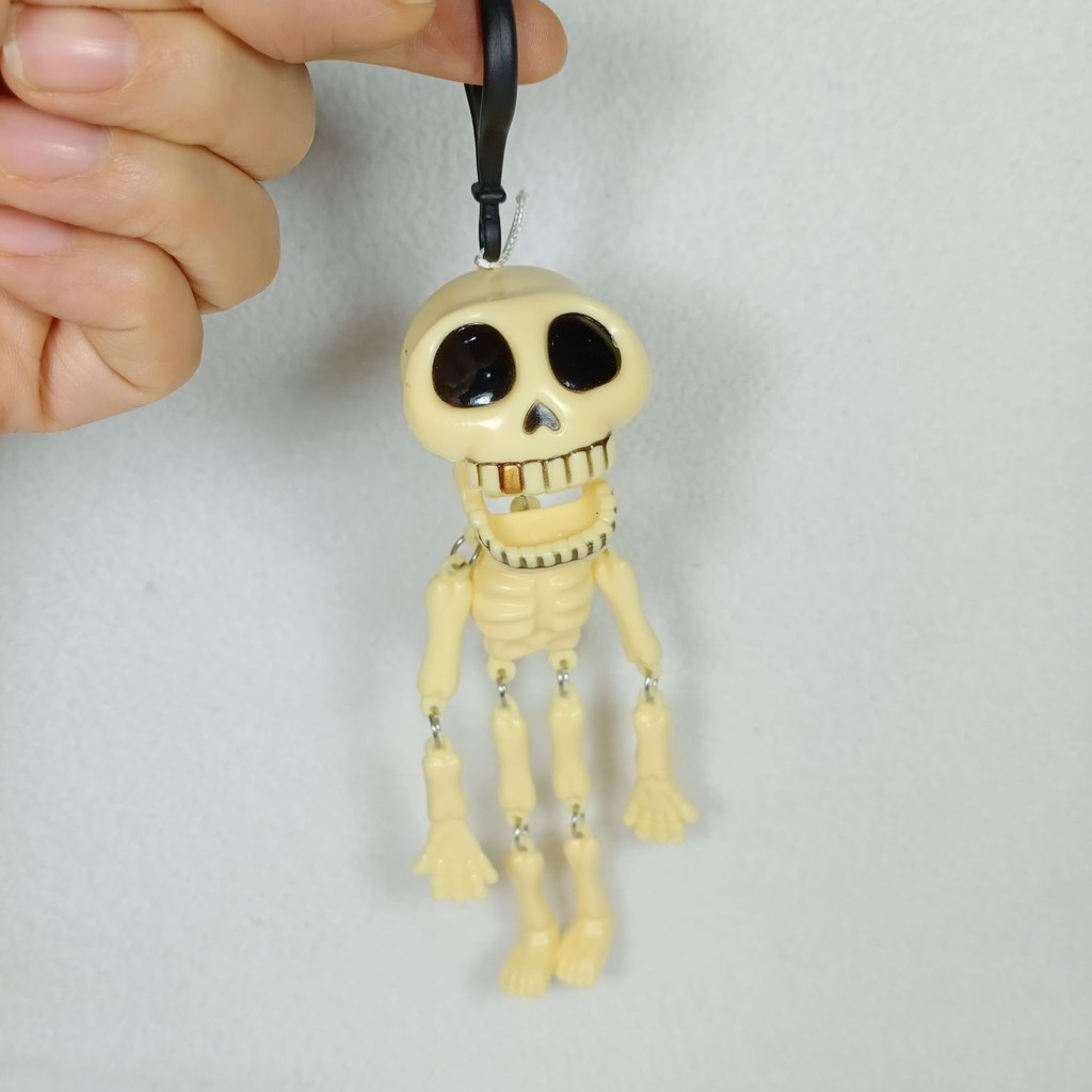 [G040] Gantungan Kunci Tengkorak Gigi Getar Bunyi