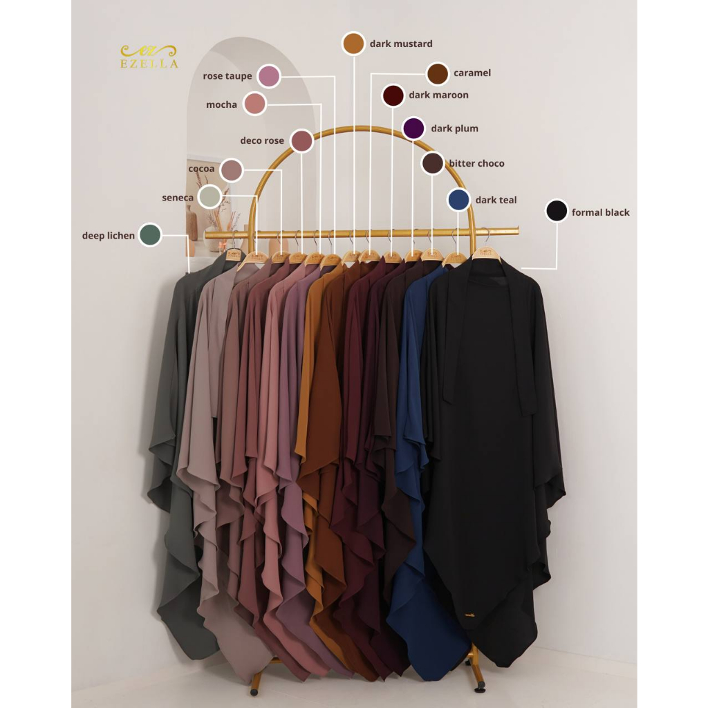 Savire French Khimar I French khimar mazen by sultan | Ezella.id