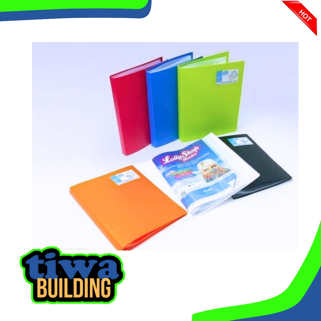 

DISPLAY BOOK/MAP KLIPING DENGAN PLASTIK/MAP KATALOG SIZE FOLIO/F4 40 POCKET BANTEX