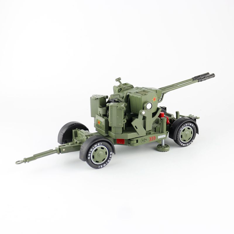 Die-cast Meriam Anti Aircraft Weapon Senjata Anti Pesawat Laras Ganda