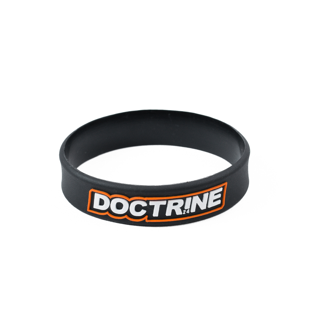 Gelang Karet Gelang Distro Pria Noddoctrine Orange Arial Doctrine